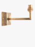 John Lewis Quad Wall Light Fitting, Aged Brass