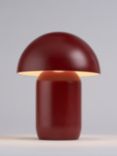 John Lewis Mushroom Rechargeable Dimmable Table Lamp Chrome