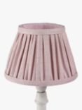 John Lewis Sophia Pleated Candle Lampshade, Ash Rose