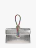 Dune Brynie Diamante Handle Grab Bag, Silver/Multi