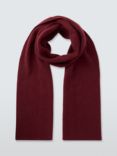 John Lewis Cashmere Scarf, Ruby Wine