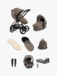 egg3 Pushchair, Carrycot & Accessories with Egg Shell Car Seat and Base Luxury Bundle, Mink