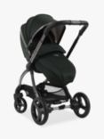 egg3 Pushchair, Carrycot & Accessories with Egg Shell Car Seat and Base Luxury Bundle, Black Olive