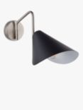 John Lewis Leaf Wall Light, Black