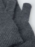 John Lewis Cashmere Gloves, Charcoal