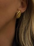 Leah Alexandra Icon Stud Earrings, Gold