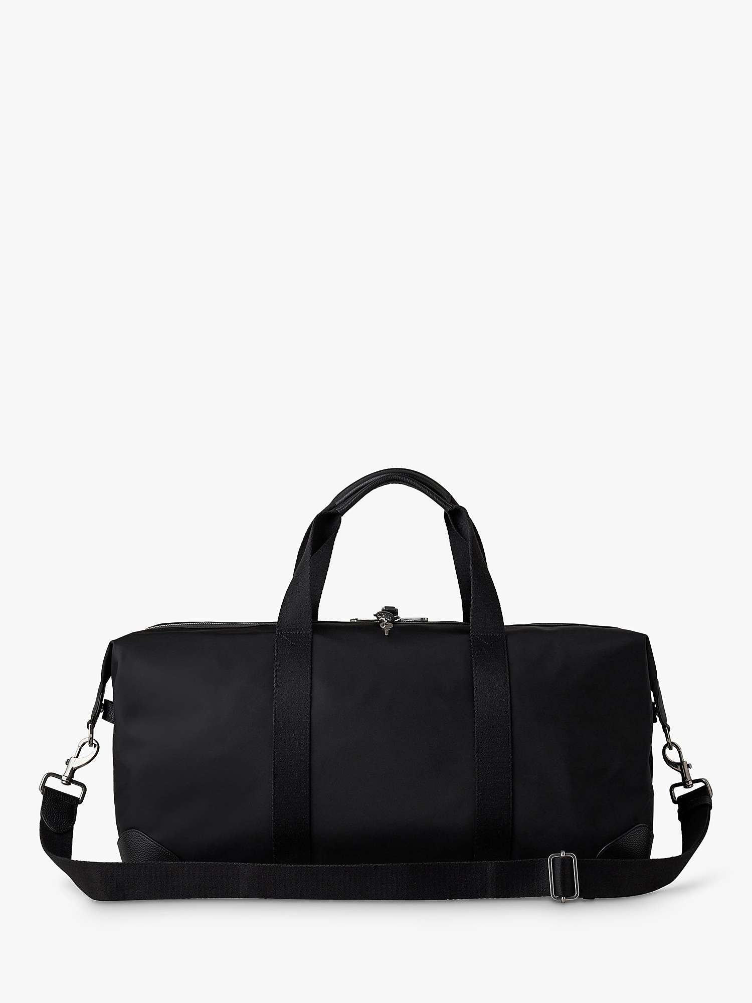 Buy Mulberry Medium Clipper Travel Bag, Black Online at johnlewis.com
