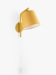 John Lewis ANYDAY Harry Plug-In Wall Light, Mustard