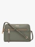 DKNY Bryant Dome Leather Cross Body Bag, Olive