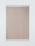 John Lewis Mohair Effect Plain Throw, Warm Grey