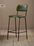 Nkuku Ukari Counter Chair, Green