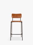 Nkuku Ukari Counter Chair, Aged Tan