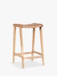 Nkuku Adembi Goat Leather Counter Stool