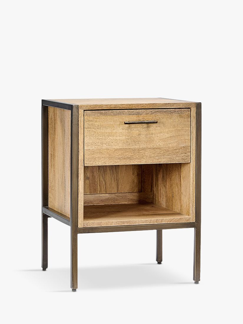 Nkuku Dasai Bedside Table, Natural