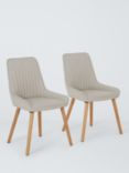 John Lewis Toronto Side Dining Chairs, Set of 2, Natural