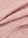 John Lewis Kids' Geo Quilted Blanket, Plaster Pink