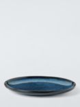 John Lewis Iver Reactive Glaze Stoneware Dinner Plate, 27.4cm, Blue