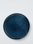 John Lewis Iver Reactive Glaze Stoneware Side Plate, 21cm, Blue