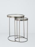 John Lewis Savoy Nest of 2 Glass Tables