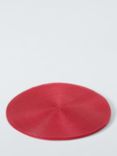 John Lewis Round Braided Placemats, Set of 4, Red