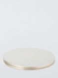 John Lewis Faux Leather Reversible Placemats, Set of 4, Silver/Gold