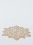 John Lewis Cut-Out Snowflake PVC Placemats, Set of 2, Gold