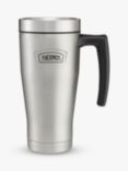 Thermos Icon Series Insulated Stainless Steel Travel Mug, 470ml, Silver