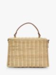 Dune Delliha Rattan Cross Body Bag, Natural