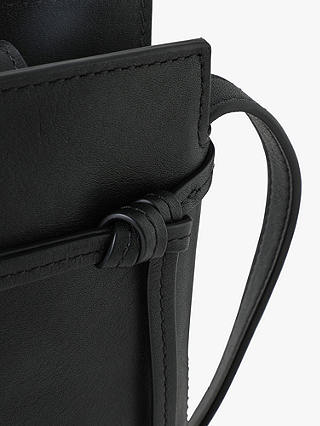 Mulberry Clovelly Silky Calf Leather Phone Pouch, Black