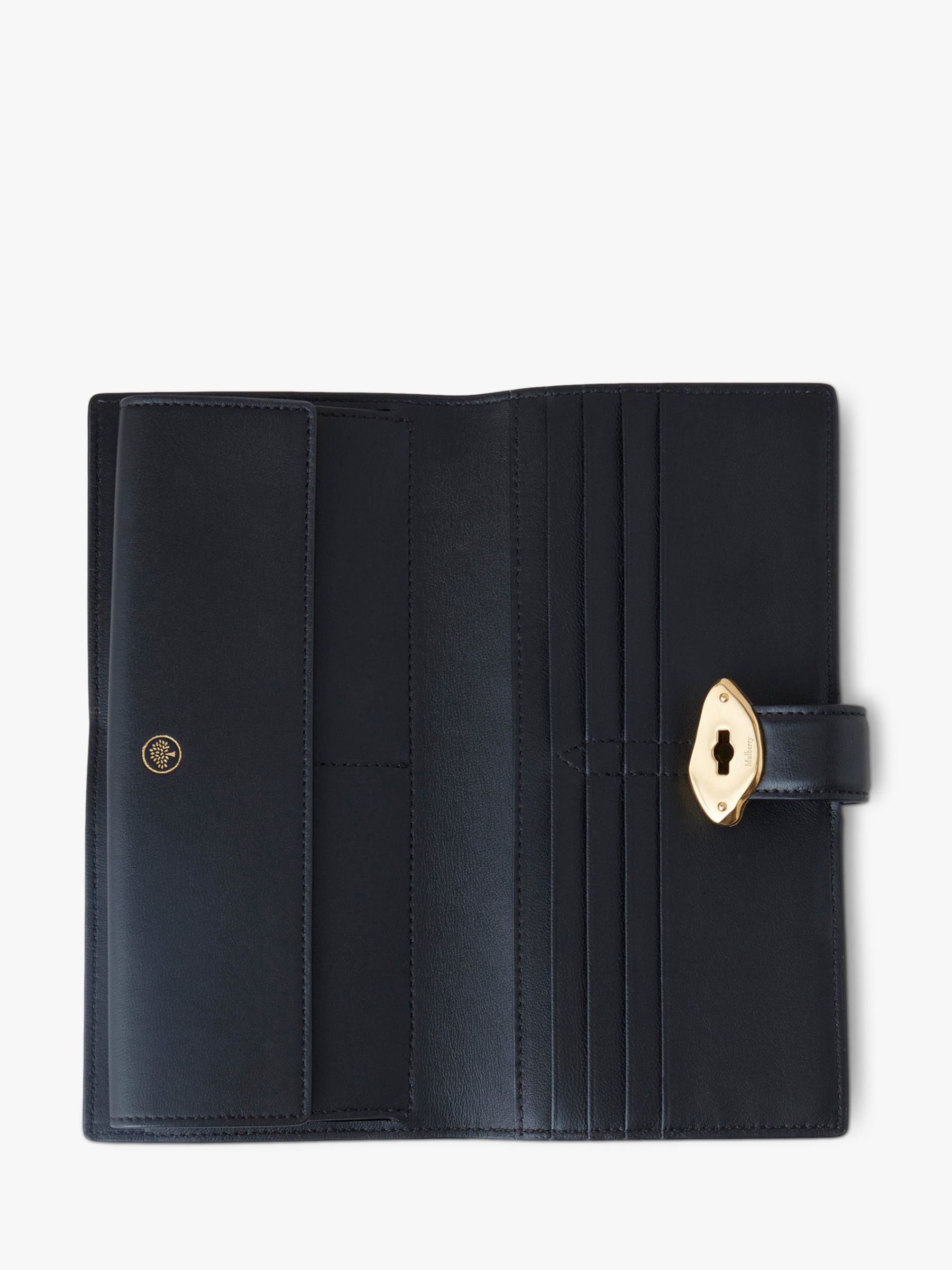 Buy Mulberry Lana Gloss Leather Long Bifold Wallet Online at johnlewis.com