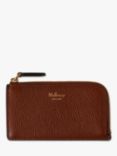 Mulberry Continental Small Classic Grain Leather Key Pouch, Oak