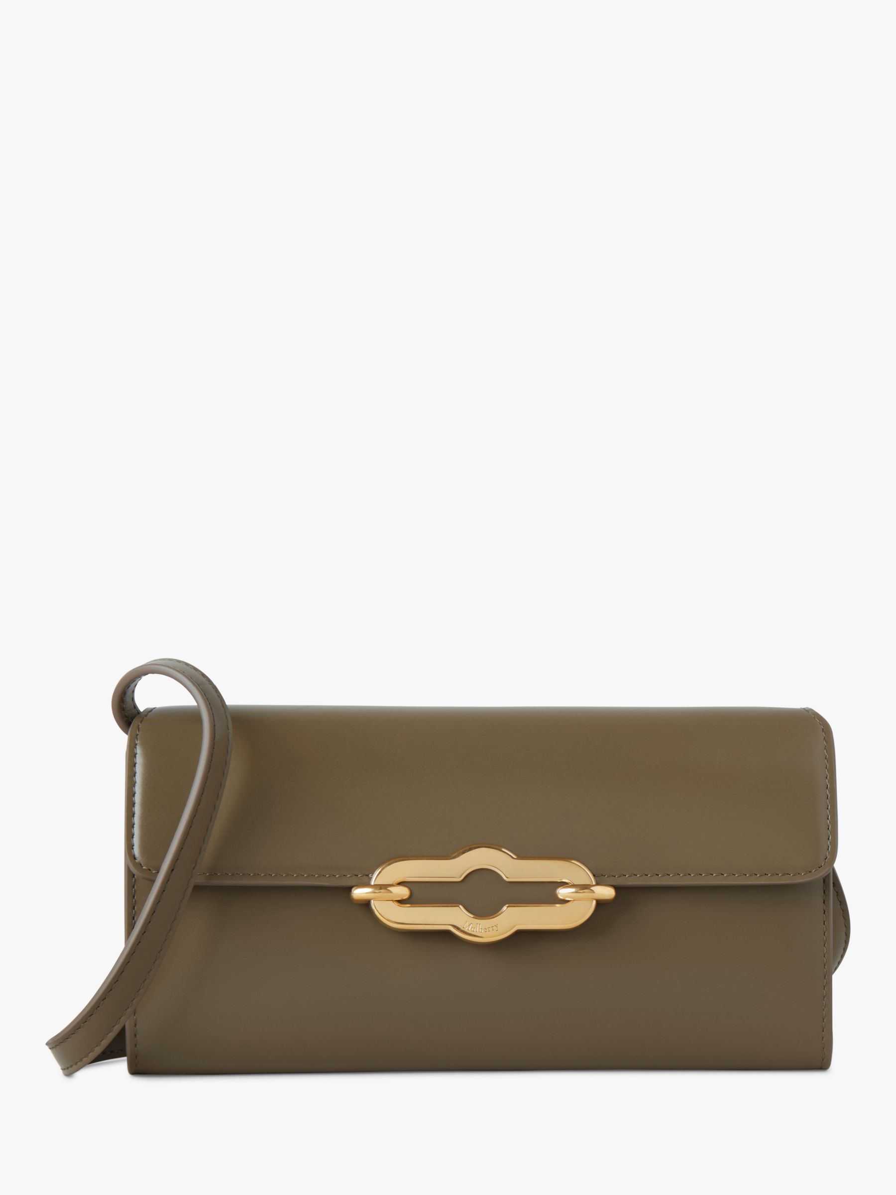 Mulberry Pimlico Walet on Strap, Linen Green