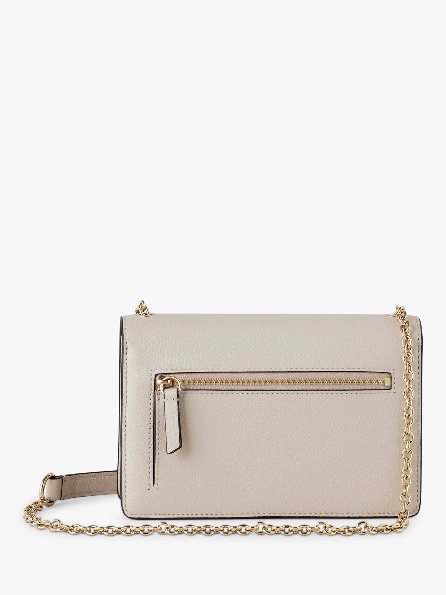 Mulberry Small Darley Small Classic Grain Leather Clutch Bag, Chalk at ...