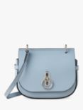 Mulberry Small Amberley Small Classic Grain Leather Satchel, Poplin Blue