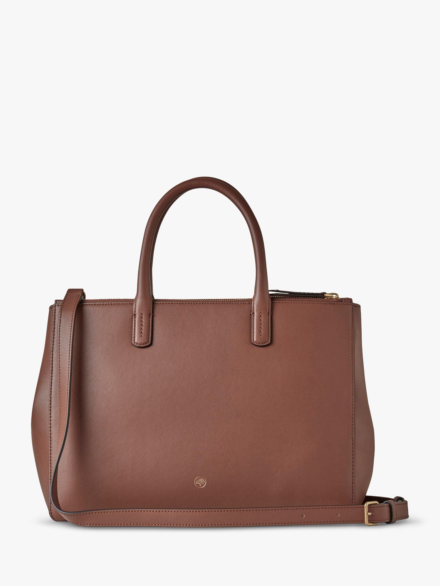 Buy Mulberry M Zipped Micro Classic Grain Leather Top Handle Tote Bag Online at johnlewis.com