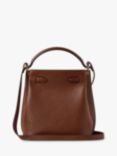 Mulberry Islington Small Classic Grain Leather Bucket Bag, Oak