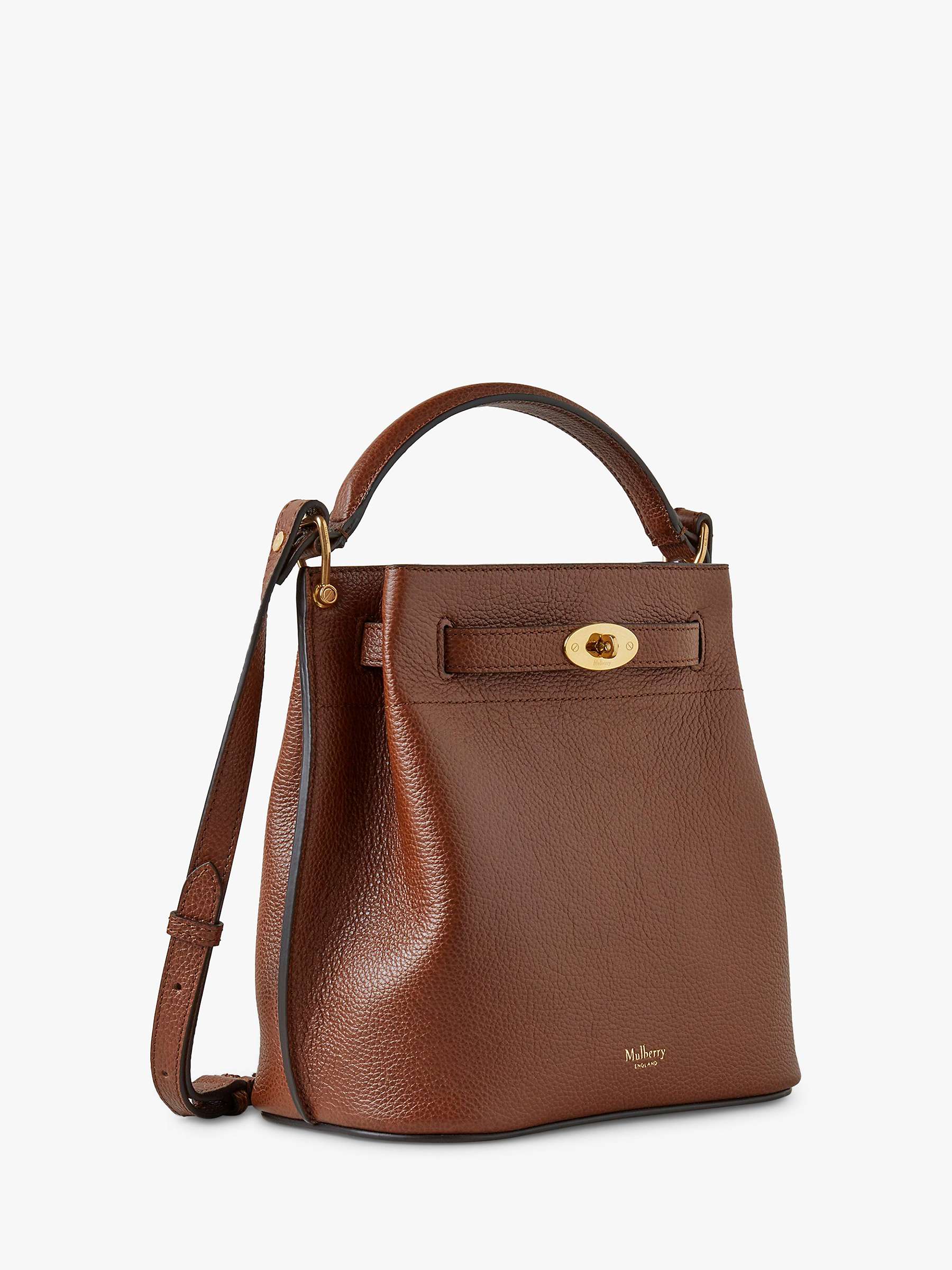 Buy Mulberry Islington Small Classic Grain Leather Bucket Bag Online at johnlewis.com