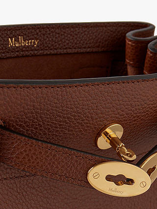 Mulberry Islington Small Classic Grain Leather Bucket Bag, Oak