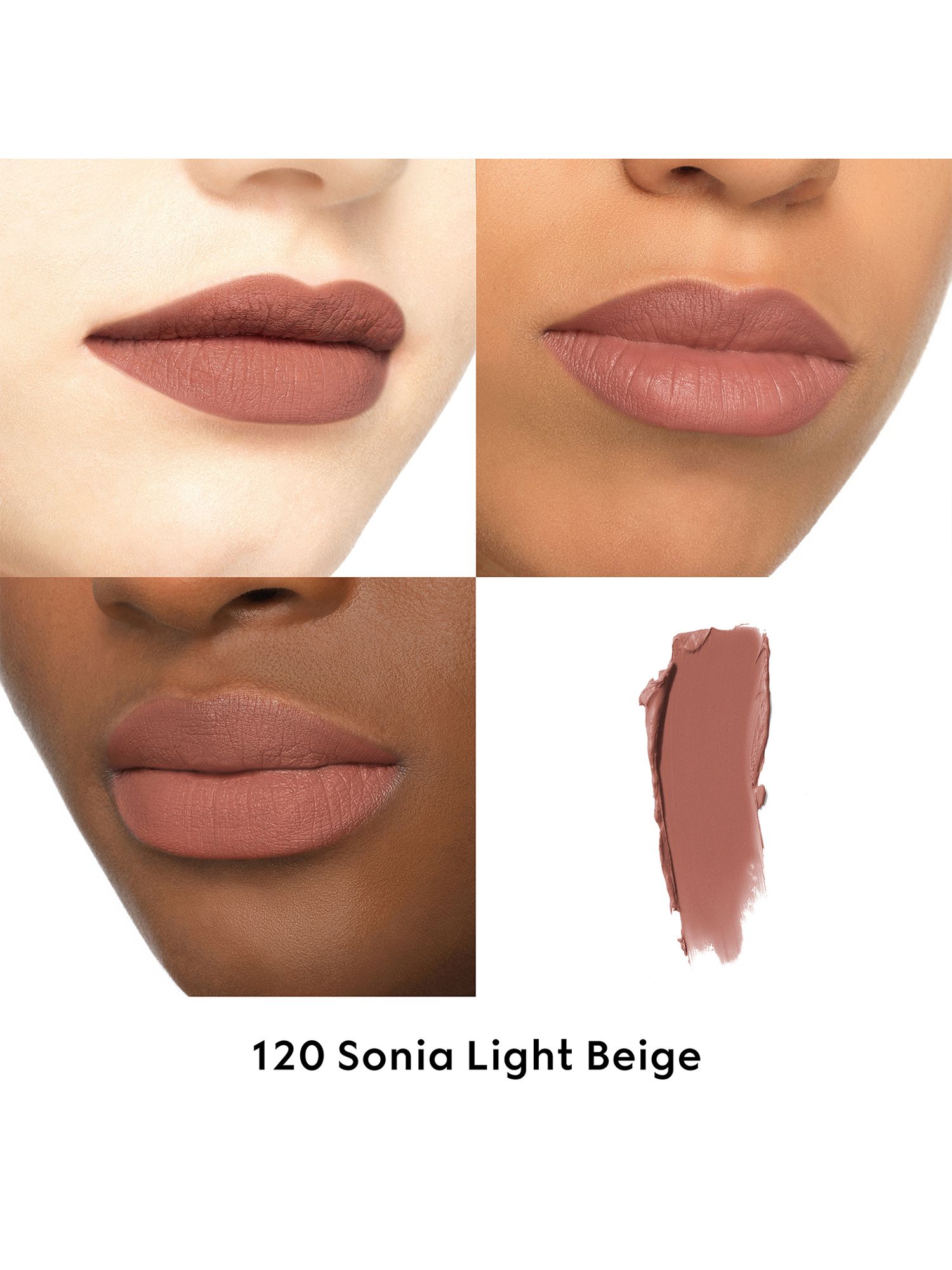 Gucci Rouge À Lèvres Matte Lipstick, 120 Sonia Light Beige 4