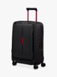 Samsonite Essens 4-Wheel 55cm Recycled Cabin Case, Charcoal/Red