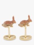 Paul Smith Bunny Cufflinks, Gold Silver