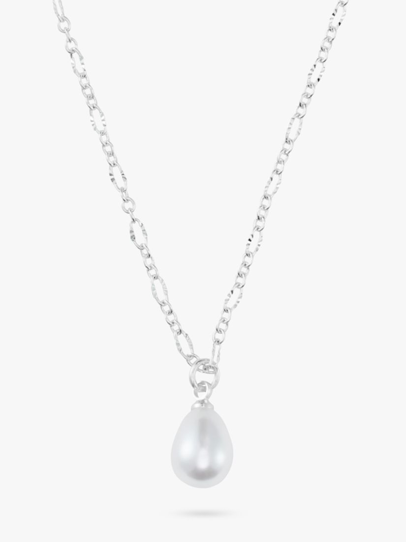 Buy Orelia Dainty Peardrop Pearl Pendant Necklace Online at johnlewis.com