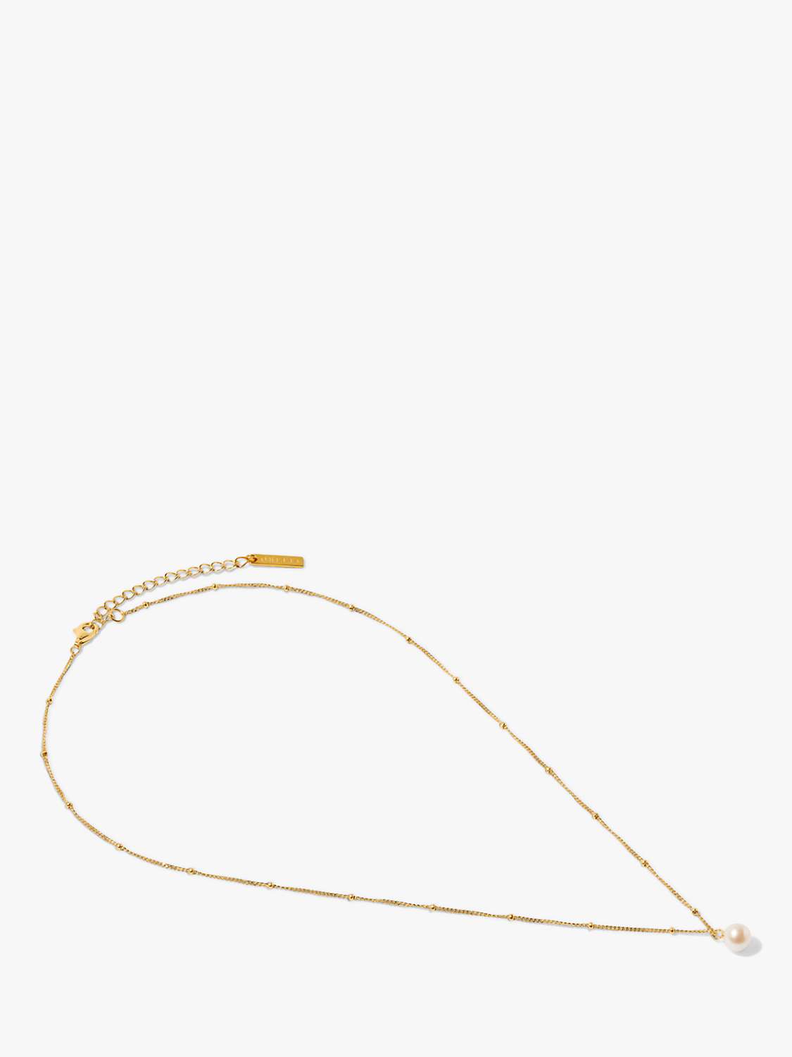 Buy Orelia Luxe Satellite Freshwater Pearl Pendant Necklace, Gold Online at johnlewis.com