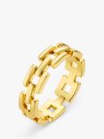 Orelia Vintage Chain Ring, Gold