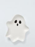 John Lewis Halloween Ghost Stoneware Dish, 20.5cm, White