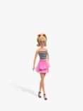 Barbie Fashionistas #213 Blonde with Striped Top, Pink Skirt & Sunglasses Doll
