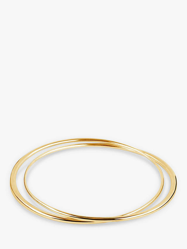 Dinny Hall Signature Interlinked Double Bangle, Gold