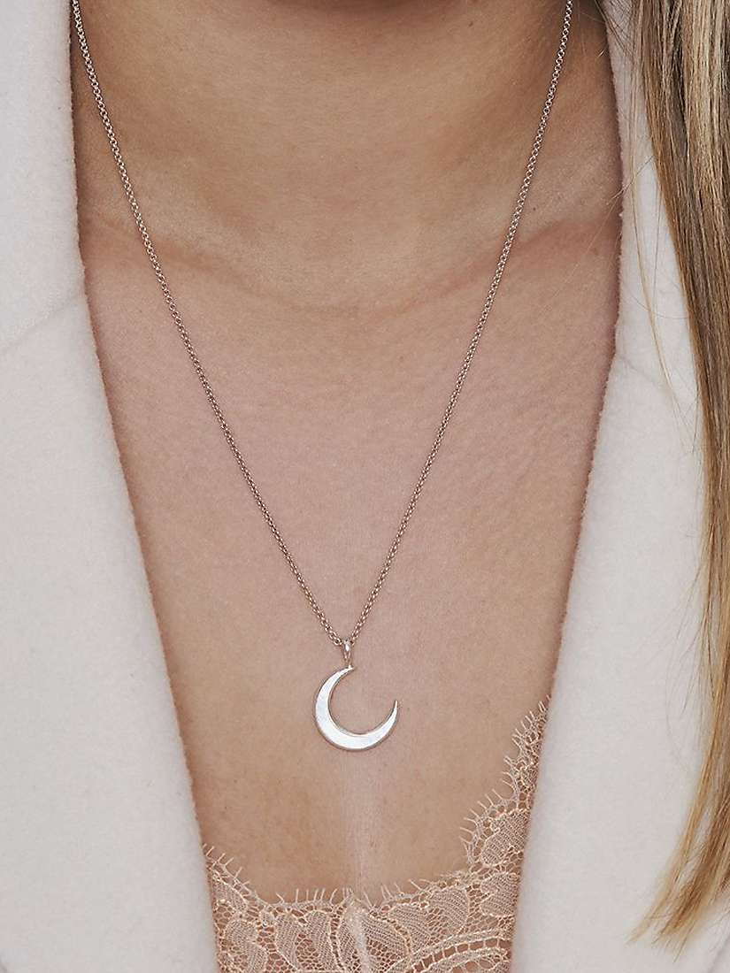 Buy Dinny Hall Moon Charm Mother Of Pearl Pendant Necklace Online at johnlewis.com