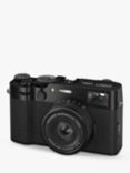 Fujifilm X100VI Digital Compact Camera with 23mm Lens, 6.2K Ultra HD, 40.2MP, Wi-Fi, Bluetooth, Hybrid EVF/OVF, 3" Tiltable Touch Screen, Black