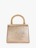 Dune Bolenna Embellished Top Handle Clutch Bag, Rose Gold